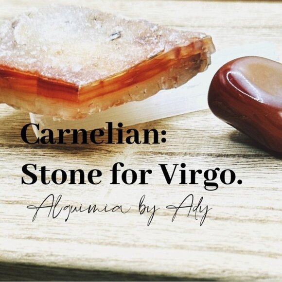 Carnelian beaded bracelet/Protection stone for Virgo - Picture 5 of 7